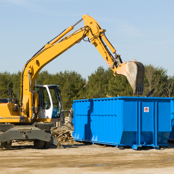 are there any restrictions on where a residential dumpster can be placed in Greenville FL